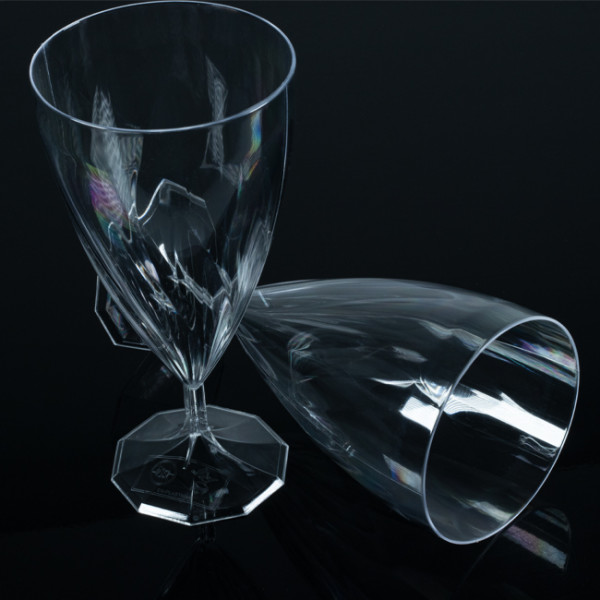 verre à vin réutilisable 22 cl transparent de luxe