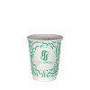 Gobelet 8 Oz 100% carton 0% plastique double paroi personnalisé - Impression 1 couleur