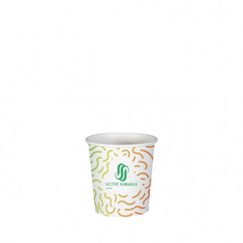 Gobelet 4 Oz en carton personnalisé - Impression couleurs illimitées