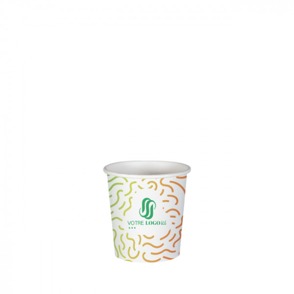 Gobelet 4 Oz en carton personnalisé - Impression couleurs illimitées