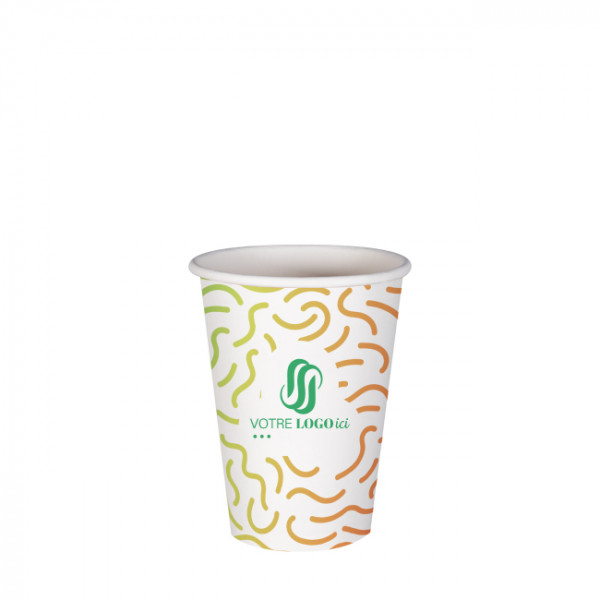 Gobelet 7 Oz en carton personnalisé - Impression couleurs illimitées