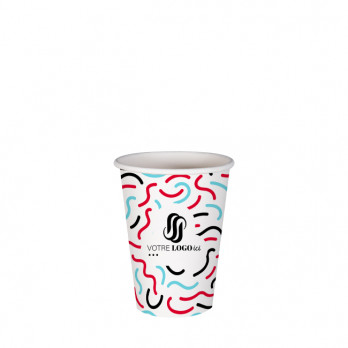 Gobelet 6 Oz en carton personnalisé - Impression jusqu'à 5 couleurs