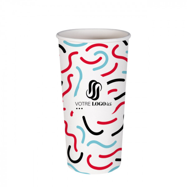 Gobelet 22 Oz en carton personnalisé - Impression jusqu'à 5 couleurs