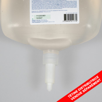 Savon désinfectant virucide mains Sanitizer - Cartouche pour distributeur Alphamouss L 1 L