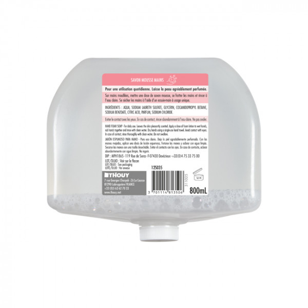 Lotion mousse lavante mains 800 mL