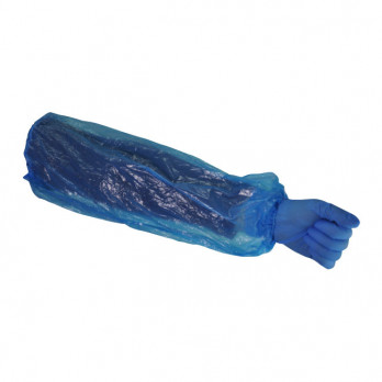 Manchette élastiquée bleue jetable