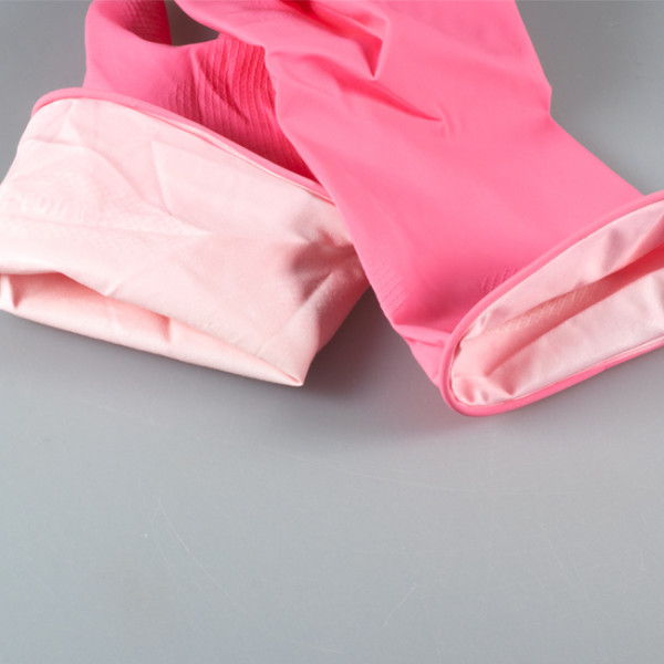 gants en latex rose taille L, EPI, équipements de protection individuelle.