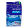 Gants nitrile bleu pour protection individuelle. Taille S.
