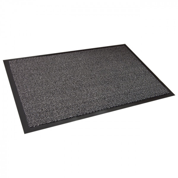 Tapis d'entrée absorbant 90x150cm noir intérieur.