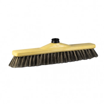 Tête de balai soie grise - 38 cm