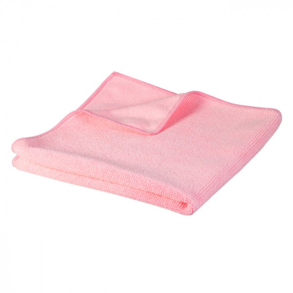 Lavette microfibre bouclettes fushia/rouge - Gamme extra