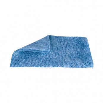 Lavette microfibre ajourée bleue
