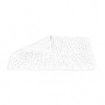 Lavette microfibre ajourée blanche