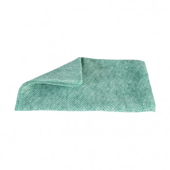 Lavette microfibre ajourée verte