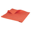 Lavette microfibre rouge lisse non tissée