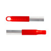 Manche aluminium rouge à visser 140cm - balayage