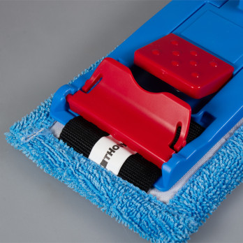 Mop microfibre pour balai plat articulé Speedy 40 cm