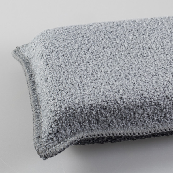 Lavette microfibre bleue extra, lisse, gamme supérieure + éponge.