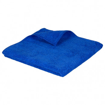 Lavette microfibre à bouclettes bleue - Gamme extra