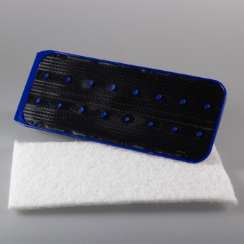 Tampon abrasif blanc
