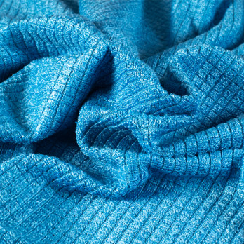 Serpillière microfibre à bouclettes bleue - Gamme extra