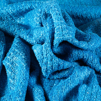 Serpillière microfibre à bouclettes bleue - Gamme extra