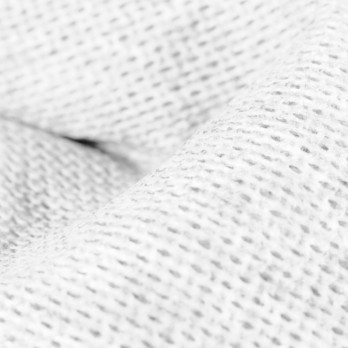 Lavette microfibre ajourée blanche