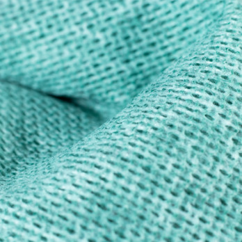 Lavette microfibre ajourée verte