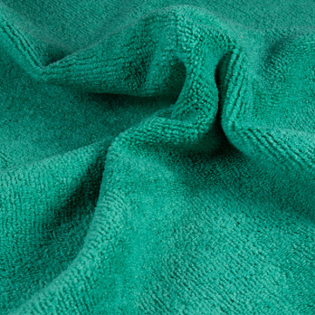 Lavette microfibre à bouclettes verte