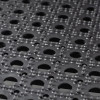 tapis exterieur caillebottis caoutchouc noir D20004 50 x 80 cm