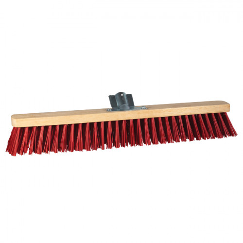 Balai cantonnier rouge