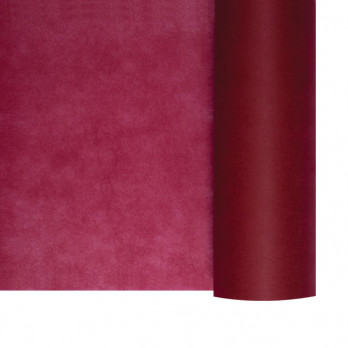 Nappe en spunbond bordeaux en rouleau prédécoupé 1,20 x 48 m