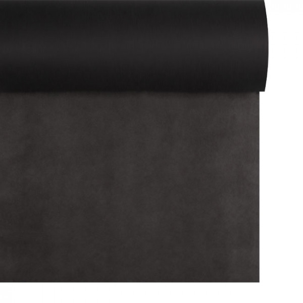 Tête-à-tête en spunbond noir prédécoupé 0,40 x 48 m