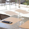 Set de table anthracite en spunbond 30x40cm.