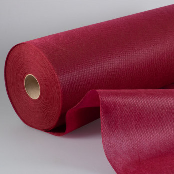 Nappe en spunbond bordeaux en rouleau prédécoupé 1,20 x 48 m