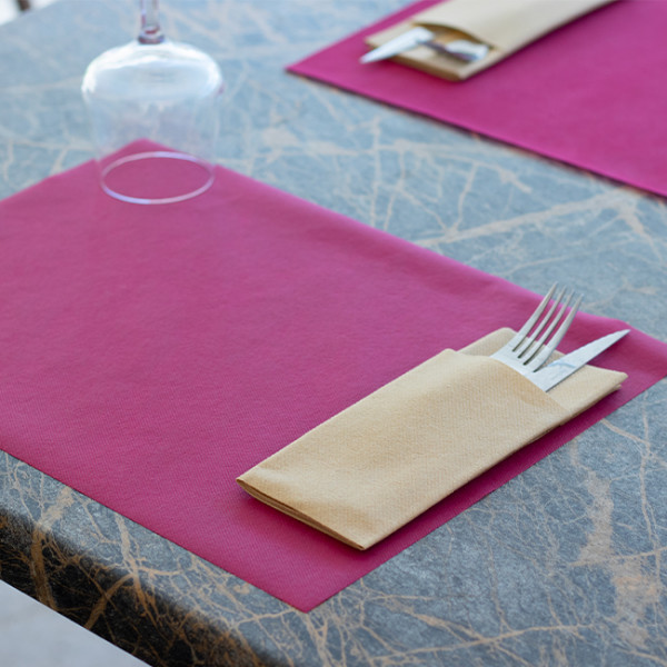 set de table spunbond bordeaux 30 x 40 cm F30010BOR