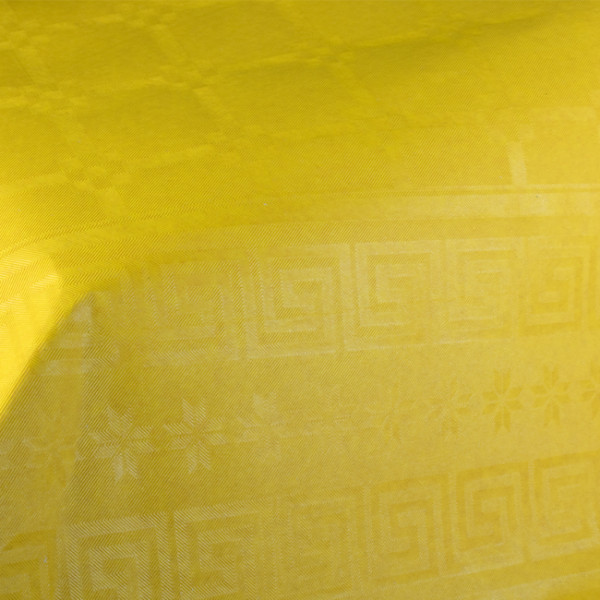 Nappe en papier jaune citron pas chère
