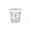 Pot à soupe personnalisé en carton avec couvercle 16 Oz - Impression jusqu'à 4 couleurs