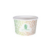 Pot à glace 6 Oz 100% carton 0% plastique personnalisé - Impression digitale couleurs illimitées
