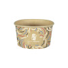 Pot à glace 8 Oz en carton personnalisé - Impression jusqu'à 4 couleurs