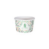 Pot à glace 4 Oz 100% carton 0% plastique personnalisé - Impression jusqu'à 4 couleurs