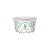 Pot à glace 6 Oz 100% carton 0% plastique personnalisé - Impression jusqu'à 4 couleurs