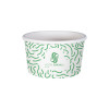 Pot à glace 8 Oz 100% carton 0% plastique personnalisé - Impression jusqu'à 4 couleurs