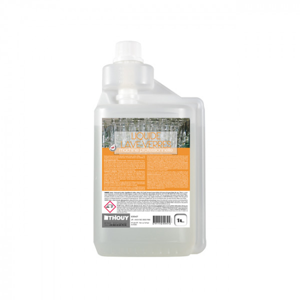 Liquide lave-verres professionnel 1 L