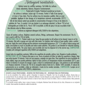 Spray détergent détartrant sanitaires Ecolabel 750 mL - PAE