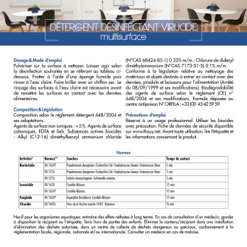 Détergent désinfectant virucide multisurface 5 L - PAE