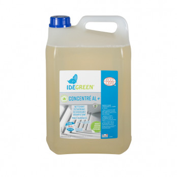 Détergent détartrant dégraissant désinfectant virucide concentré cuisines, sanitaires et surfaces Respect home Ecocert 5 L