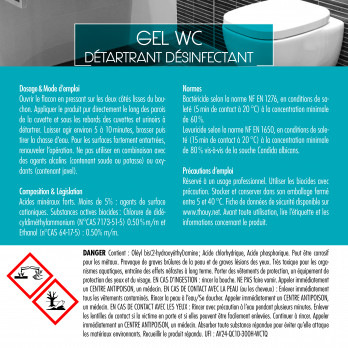 Gel WC désinfectant 1 L