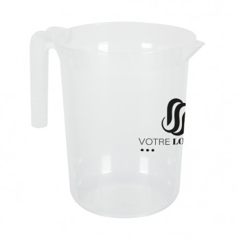 Carafe réutilisable 1,4 L personnalisée - Impression 1 couleur
