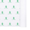 Nappe en papier gaufré blanc 1,20 x 100 m - Impression 1 couleur